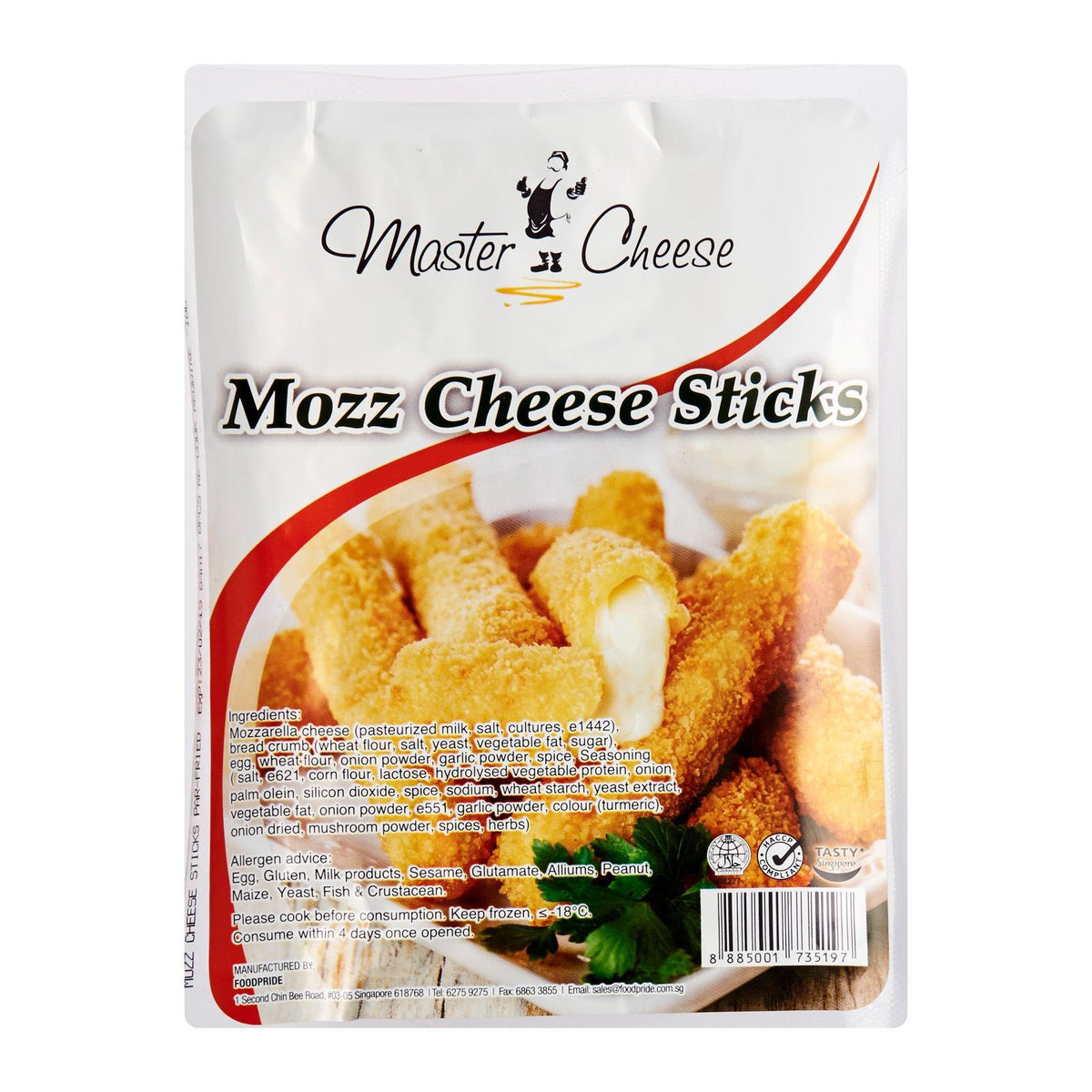 Master Cheese - Mozarella Cheese Sticks (12pcs) – Nikmart Halal Frozen