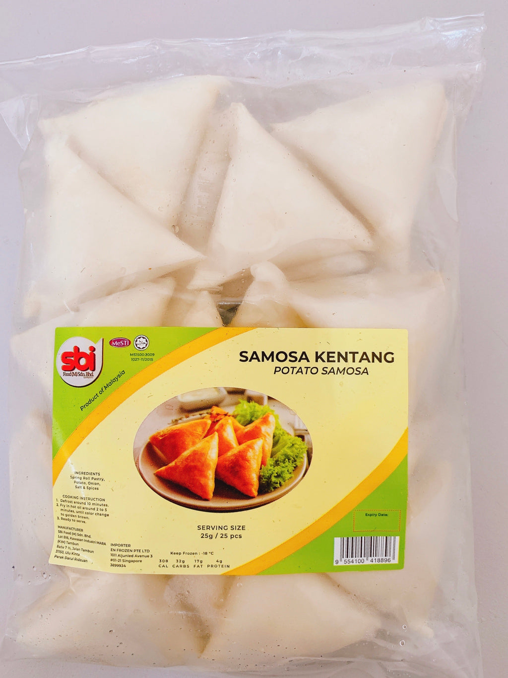SBI /Hawa- Samosa Potatoes Kentang (25 pcs)