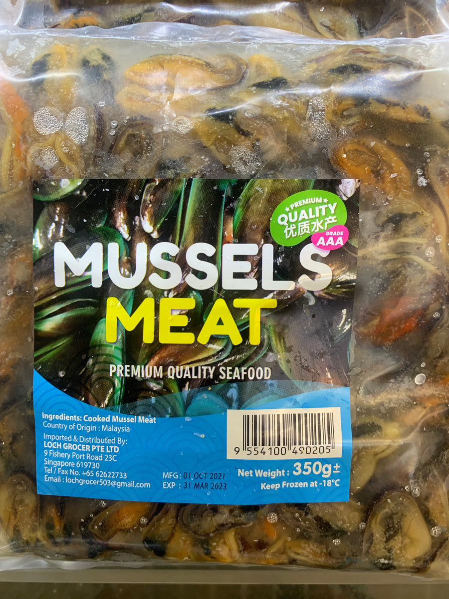 Cook Mussel Frozen Meat 400G Nikmart Halal Frozen