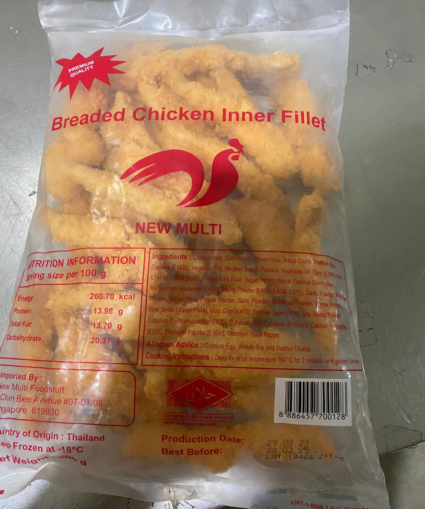 Premier /Falah / Farmland - Breaded Chicken Inner Fillet / Crispy Stri ...