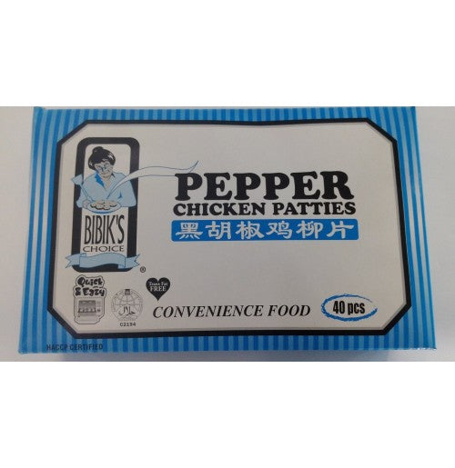 Bibik's Choice - Pepper Chicken Patties (40pcs)