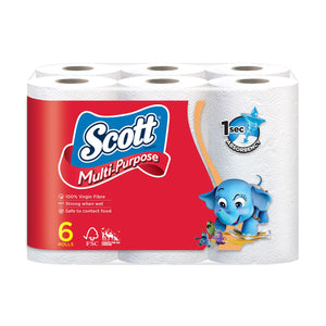 Scott - Kitchen Tissue Roll - (6 rolls)