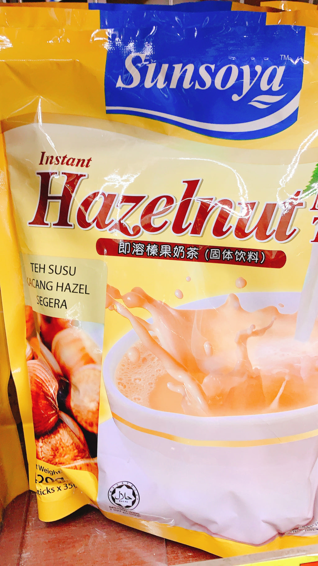 SunSoya - Hazelnut Milk Tea Instant Drink (12x35g)