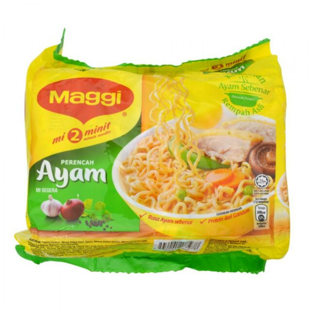 Maggi - Chicken Noodles Ayam (5 packs)
